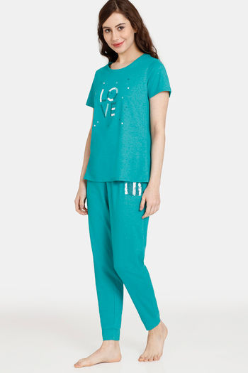 Green discount ladies pyjamas